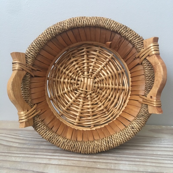 Other - Wicker Handled Basket
